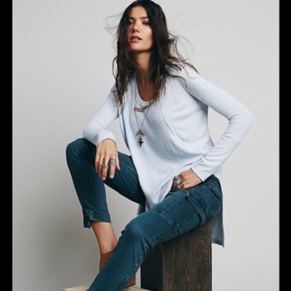Free People knit thermal size Large